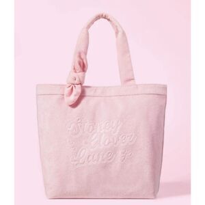 Stoney Clover Lane‎ x Target Terry Cloth Embossed Beach Tote Bag Light Pink